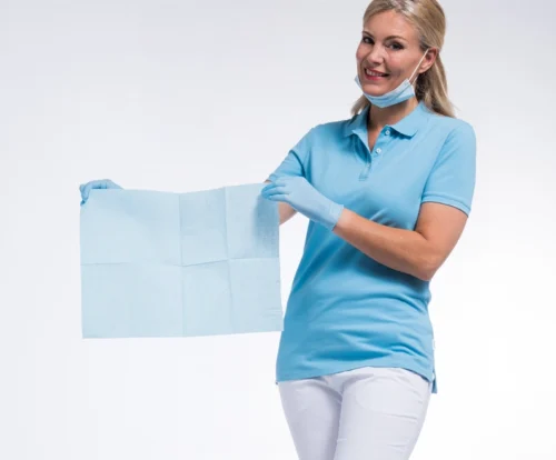 Muster Comforties Dental-Lätzchen