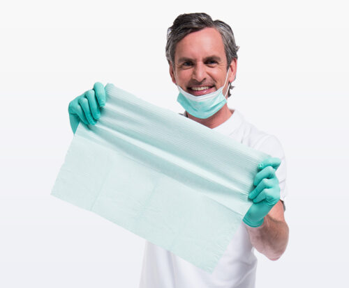 SERVIETTES POUR PATIENT